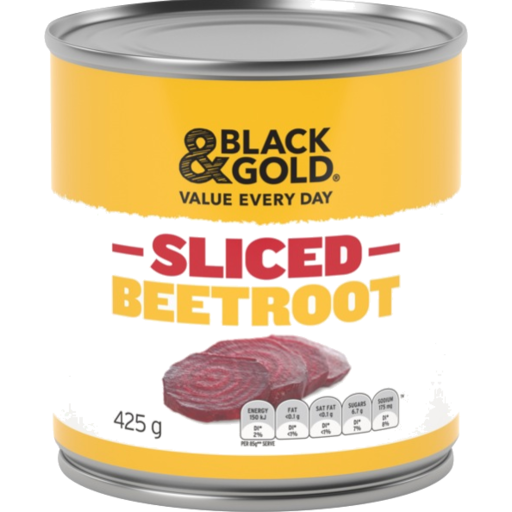 Black & Gold 425g Sliced Beetroot  Main Image